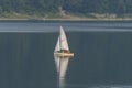 Yacht on the Lake